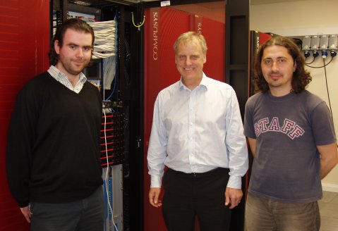 Researchers Chris Brady, Alan Hood and Vasilis Archontis